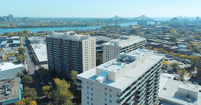 Québec vu des toits